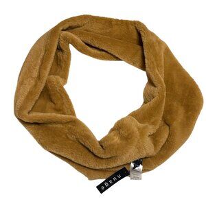 Nuage Faux Fur Infinity Scarf Camel Tan One Size 100% Polyester Soft & Luxurious
